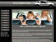 Tablet Screenshot of kimecollision.com